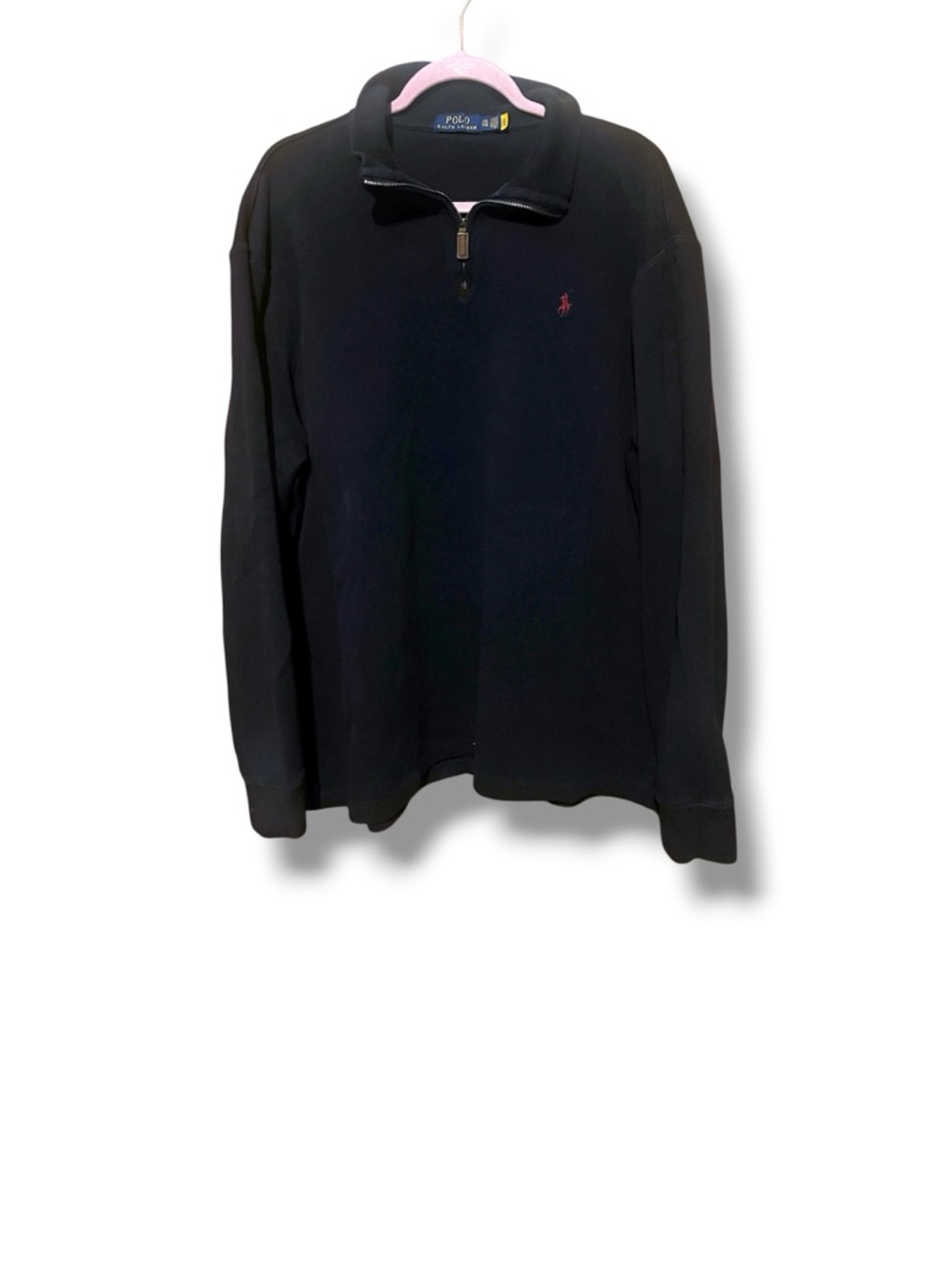 Ralph Lauren Navy Zip-Up Pullover